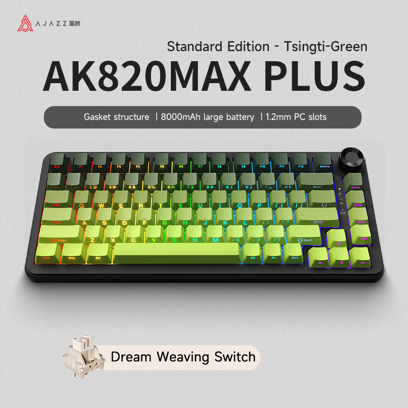 AK820 MAX PLUS - Switch Dream Weaver - Vert Dégradé - Modèle 3 - RGB