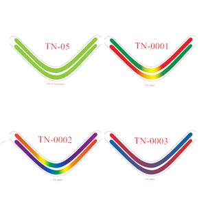 LED güç şeridi çıkartmaları PS 5 PS5 çıkartmaları gökkuşağı degrade işık Bar cilt Sticker yapışkanlı çıkartmalar denetleyici - Product Image 3