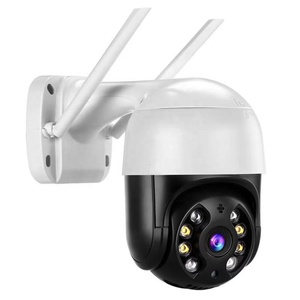 1080P 4MMWifiワイヤレスドームIPカメラカラフルな画像アラーム記録屋外セキュリティIPPTZカメラ - Product Image 1