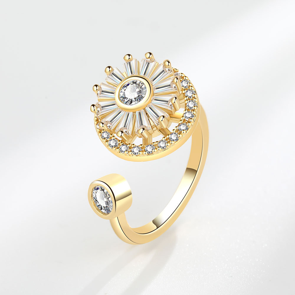 Yellow gold (White Diamond)