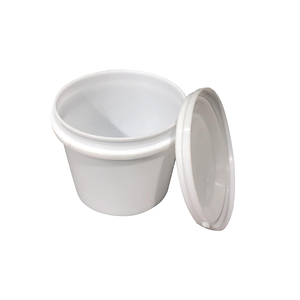 PP/<strong>HDPE</strong> Material Made Round Customizable Colors 5 Litre All Purpose Reusable Plastic Pail for Industrial Use - Product Image 4