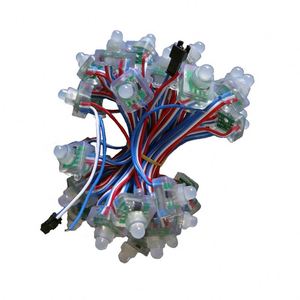 DC5V 12V Ws2811 12mm20mmシングルおよびRGBフルカラーポイントライト2811色変更1903 DMXアドレス指定可能なLedストリングピクセルライト - Product Image 5