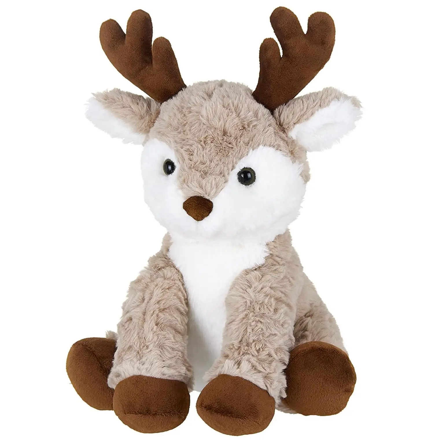 Peluche renna peluche bambola morbida cervo di natale giocattolo per regalo bambino dimensioni personalizzate giocattolo peluche all'ingrosso