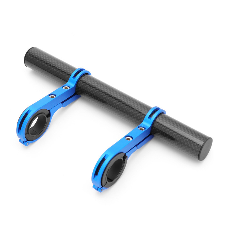 Cadre double en tube de carbone de 20 cm - Bleu