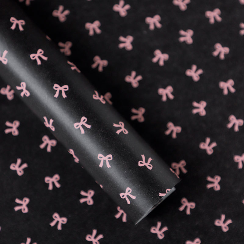 Noeud rose noir