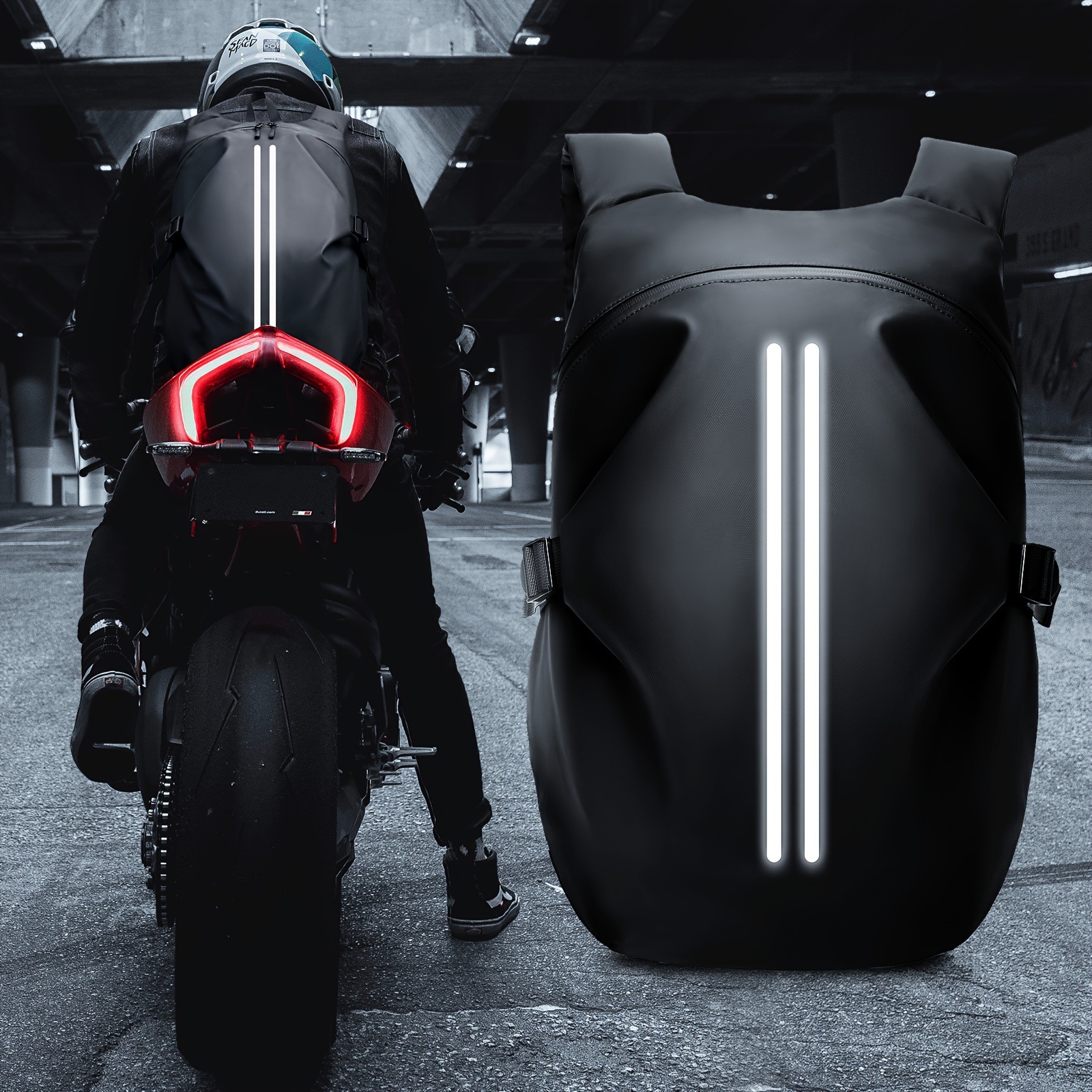 Double reflective strip