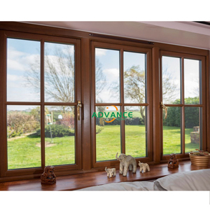 Advance hochwertige Aluminium profil verkleidung Tür Türen und Fenster Aluminium verkleidete Holztür und Fenster für Haus