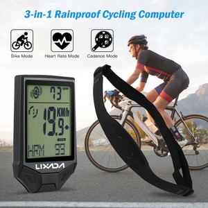 <strong>Cycle</strong> Wireless <strong>Computer</strong> with Heart Rate Sensor Multifunctional Rainproof <strong>Cycle</strong> <strong>Computer</strong> with Backlight LCD