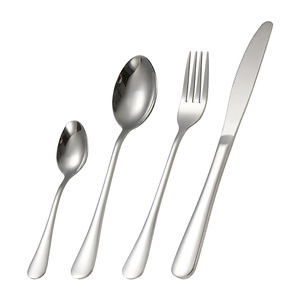 经典1010餐具镀银镀金18/0 18/10不锈钢餐具套装餐厅酒店婚礼 - Product Image 6