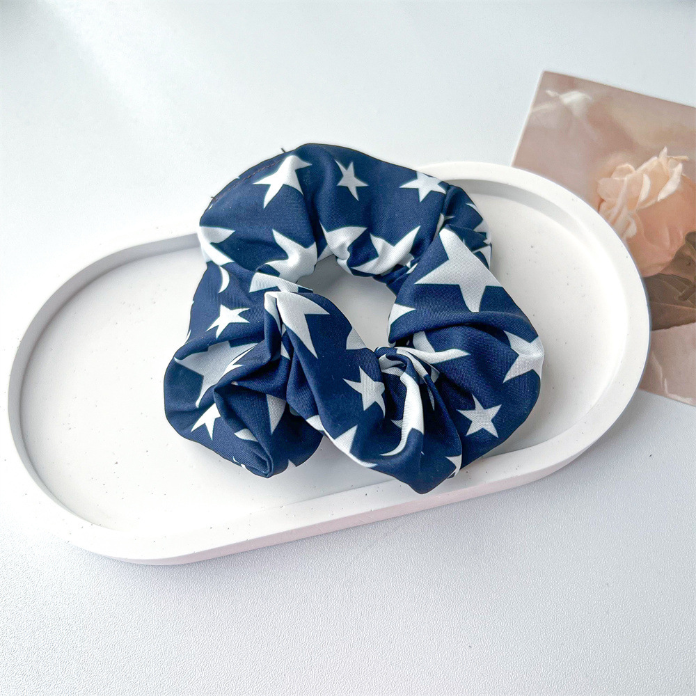 Hair rings-blue
