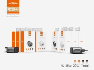 MOXOM PD 20W Type C Dual Ports Home <strong>Charger</strong> USB C QC3.0 Fast Charging Sublimation Phone <strong>Charger</strong> for Mi - Product Image 6