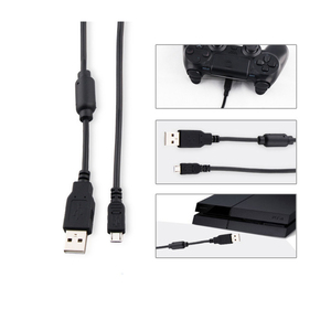 PS4 Slim Proコントローラーゲームアクセサリー用TP4-813マイクロUSBデータ充電ケーブル1.8M - Product Image 3