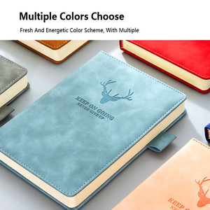 Khuyến mại kinh doanh cao cấp Da 180 Sheets A5 máy tính xách tay 360 trang biểu tượng tùy chỉnh PU mềm planners Tạp Chí Nhật Ký máy tính xách tay - Product Image 6