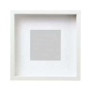 7x7 8x8 "9x9" 10x10 "3cm derin siyah beyaz ekran çerçevesi gölge kutu çerçevesi resim montaj organik cam çerçeve - Product Image 1