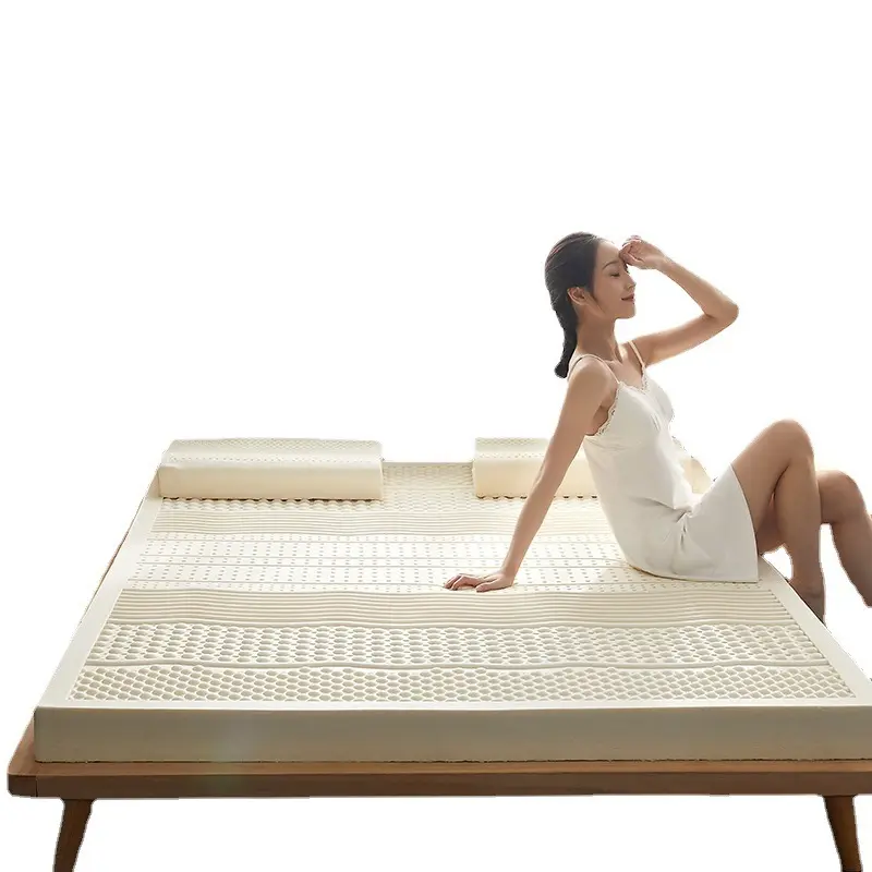 Vente en gros de matelas de grande qualité confortable et souple haute densité en gel à mémoire de forme en latex organique avec ressorts ensachés