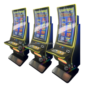 Qianmen Best bewerteter Luxus Best Quality Durable Metal 43 Zoll gebogener Touchscreen Skill <span class=keywords><strong>Game</strong></span> <span class=keywords><strong>Machine</strong></span> Cabinet für Light ening Link - Product Image 3