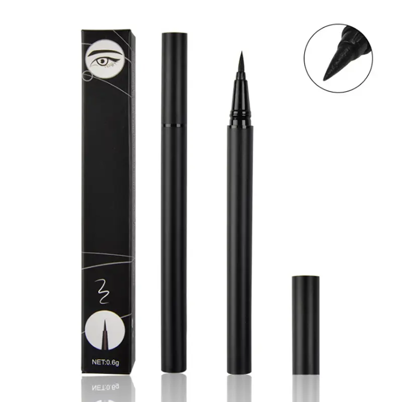 Personalizada de marca OEM delineador de ojos negro impermeable delineador de ojos lápiz