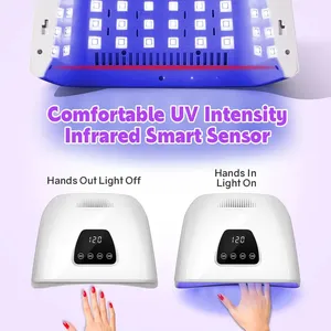 Lámpara LED UV para uñas, secador de luz para esmalte de uñas en Gel con 72 cuentas, 4 temporizadores y pantalla táctil LCD, Sensor automático profesional - Product Image 4
