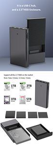 MC30外付けハードドライブエンクロージャーhdd 2テラバイト、テラバイト、4テラバイト、テラバイトUSB C HUBドッキングステーションforWindows Linux for Apple Mac - Product Image 3