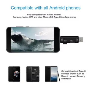 Portatile e facile da usare 5 in 1 adattatore multifunzione OTG SD/TF lettore di schede USB tipo-c USB porte Micro-USB trasferimento File - Product Image 3