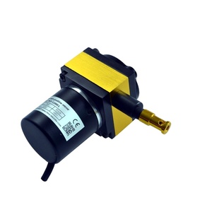 String Pot <strong>Potentiometer</strong> Type 1000mm range Draw Wire Displacement <strong>Sensor</strong> 12V 24V Supply