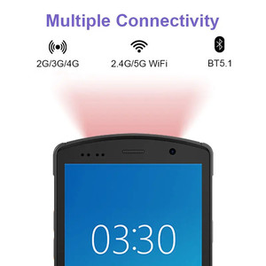 Escáner de código de barras Android OS 1D con 4G y red WIFI PDA de mano resistente con escáneres RFID - Product Image 4