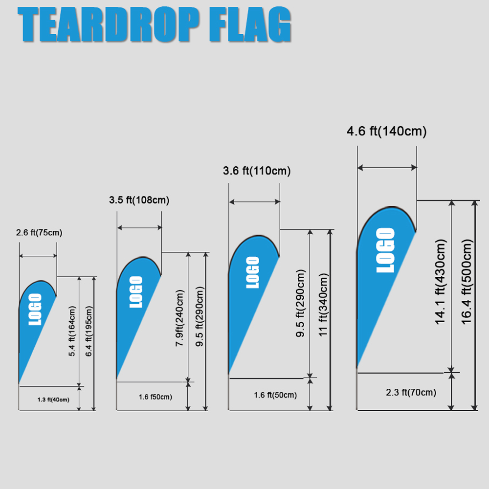 Teardrop Flag