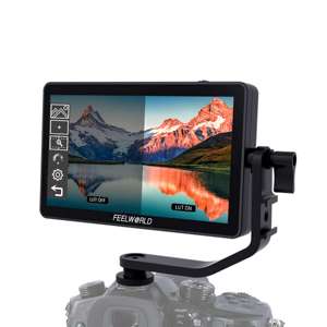 FEELWORLD F6 artı V2 5.7 "4K kamera monitörü | Tip-c güç, dalga formu ve toplu Film kiralama & OEMs Dslr alan monitörü için - Product Image 1