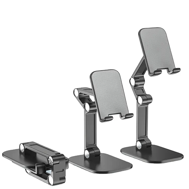 Full adjustable tablet display stand aluminium foldable tablet holder portable tablet stand desk mobile phone stand