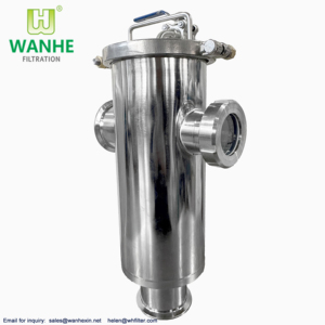 万和定制高品质WFC 200 μ m Sanitar Y不锈钢y型过滤器，用于储能温度控制系统
