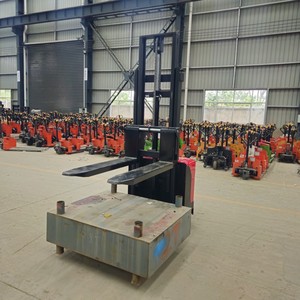 <strong>Double</strong> Pallet Stacker Lifting Electric Reach Stacker Electric <strong>Loading</strong> and Unloading Vehicle 1.5ton 2ton <strong>Double</strong> Lift Stacker