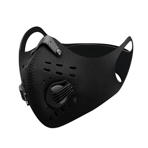 Toz geçirmez yüz kapatma rüzgar geçirmez bisiklet sürme maskeleri aktif spor neopren ile karbon filtre maskeleri - Product Image 1