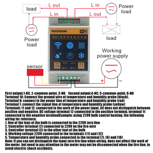 220V WIFI Tuya Smart Thermostat <strong>Temperature</strong> <strong>and</strong> Humidity <strong>Controller</strong> Digital Boiler Heating Cooling <strong>Timer</strong> Alarm Switch Life App - Product Image 5