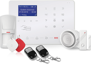 Envío gratis 12V salida Mini Tuya WiFi GSM inalámbrico alarma inteligente sistema de seguridad para el hogar puede trabajar con sirenas - Product Image 2