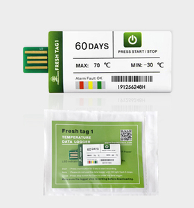 Freshliance Fresh Tag1 High Accuracy Single <strong>Use</strong> Temperature Data Logger Low <strong>Cost</strong> - Product Image 2