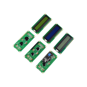 LCD1602A LCD1602 1602 LCD 1602A IIC I2C schermo in cristallo LCD modulo con scheda adattatore 5V blu giallo verde schermo grigio - Product Image 1