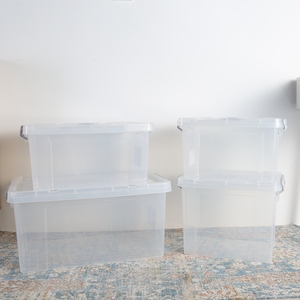 Cajas apilables de plástico pp para almacenamiento de artículos diversos, contenedor de plástico para el hogar, buena calidad - Product Image 6