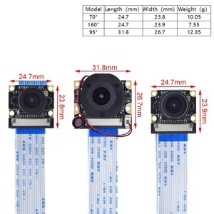 Camera Raspberry Pi 4 visione notturna Fisheye 5MP OV5647 70/95/160 gradi fotocamera focale regolabile per Raspberry Pi 3 modello B Plus - Product Image 4