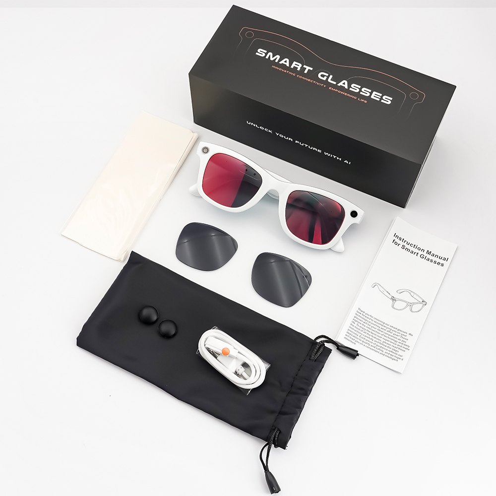 Red coated lenses+Sunglass lenses
