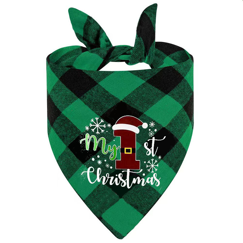 Style de chapeau de Noël vert