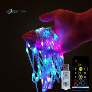 Tira de luces Led RGB con Control remoto por IR y aplicación inteligente, decoración de árbol de Navidad para exteriores, cambio de Color, 5m, 50Led - Product Image 6