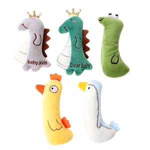 Varios diseños para mascotas gato interactivo Catnip juguete moda nuevo Animal relleno fruta suave felpa gato juguetes relleno Catnip - Product Image 2
