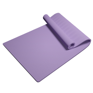 OEM kalın 6mm TPE spor matı kaymaz özel Logo Yoga ve Pilates egzersiz matı ev kullanımı için özel renklerde mevcuttur - Product Image 3