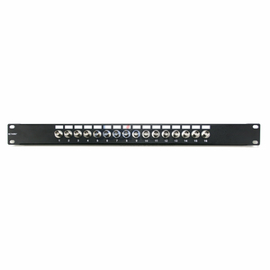データベース用1U16ピンメスBNCパッチパネル - Product Image 1