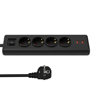 Multifunktion ale rutsch feste Desktop-Multimedia-Steckdose nach europäischem Standard ohne Öffnen - Product Image 1