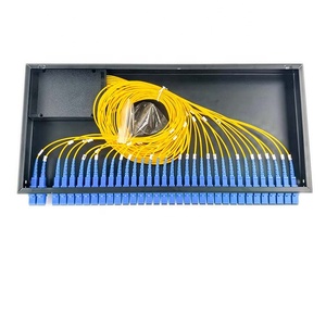 ขั้วต่อ apc/upc 32SC สายไฟเบอร์ออปติก2x32 sc/lc UPC ตัวแยกสายไฟเบอร์ออปติกสำหรับตู้