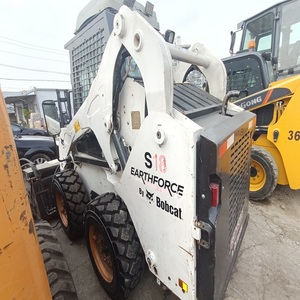 Mini cargadora de ruedas Skid Steer blanco Skid Steer de carga motorizada brazo pequeño cargadora de ruedas Skid Steer frente cargadora de ruedas - Product Image 5