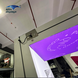 Gian hàng triển lãm thương mại LED hộp đèn hiển thị Giá hiển thị bối cảnh cho triển lãm công bằng quảng cáo thương hiệu siêu thị loại giá - Product Image 6