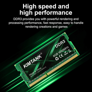 Kimtank di alta qualità DDR3 Memoria RAM 8GB 1600MHz 1333MHz DDR 3 RAM 4GB di Memoria per il computer portatile - Product Image 4