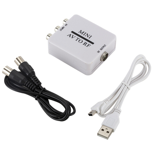 Mini RCA CVSB AV a RF Modulador de adaptador Garantía de 1 año Conmutador de señal de TV para video y audio - Product Image 6